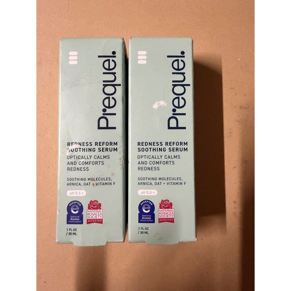 Prequel Redness Reform Soothing Serum 2 Pack Oat Arnica Vitamin F Fragrance-Free